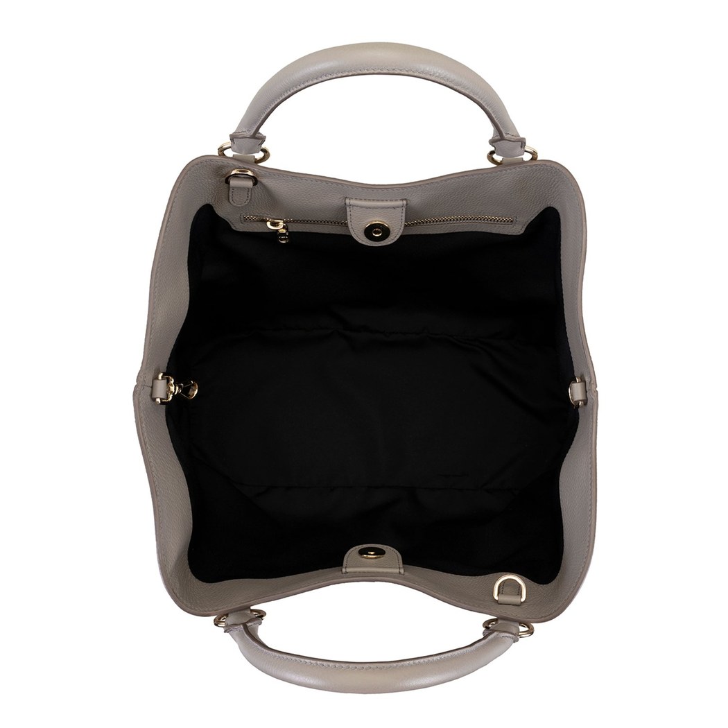 Argilla Gri Kadın Deri Omuz Çantası