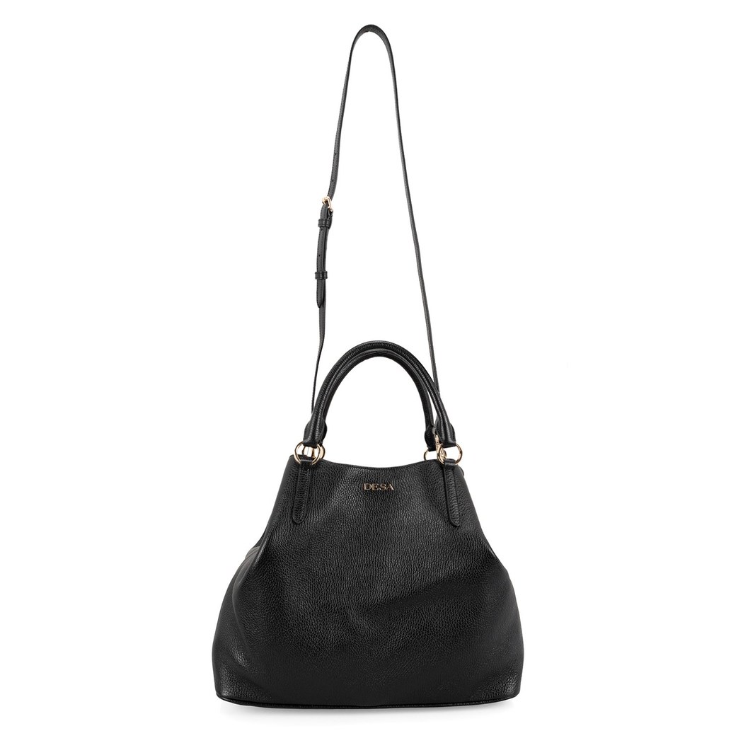 Argilla Siyah Kadın Deri Omuz Çantası