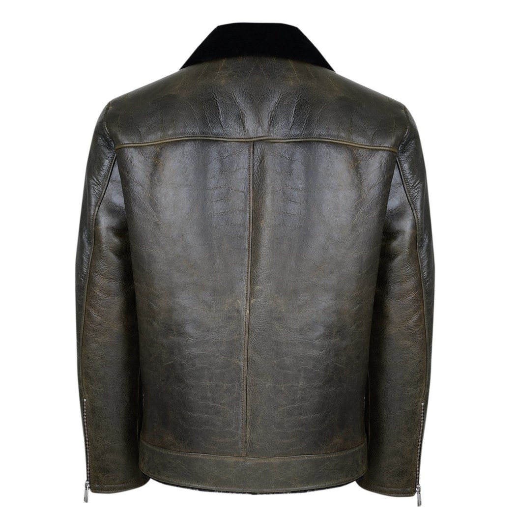 Ariance Siyah Erkek Kürk Mont