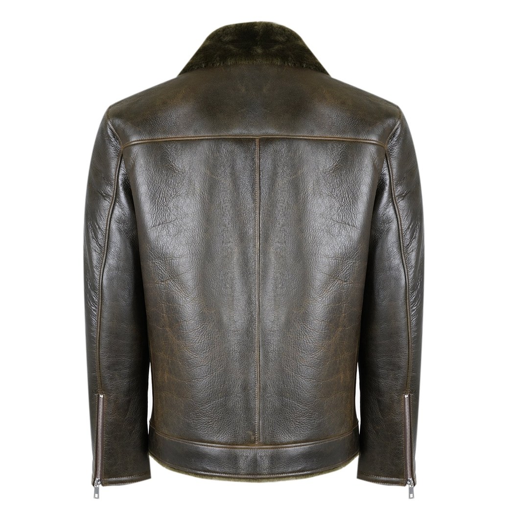 Ariance Yeşil Erkek Kürk Mont