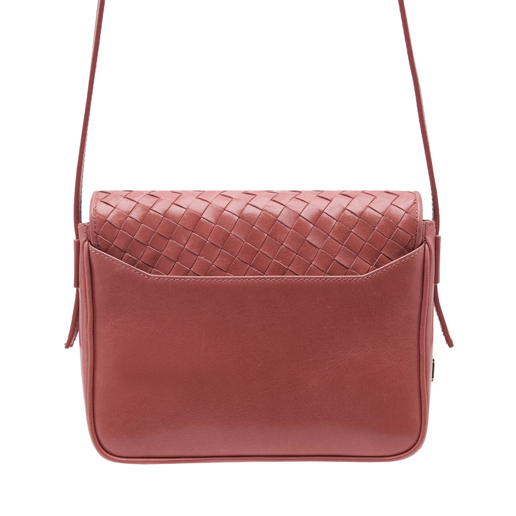 Aster Kadın Örgü Deri Postacı Çanta