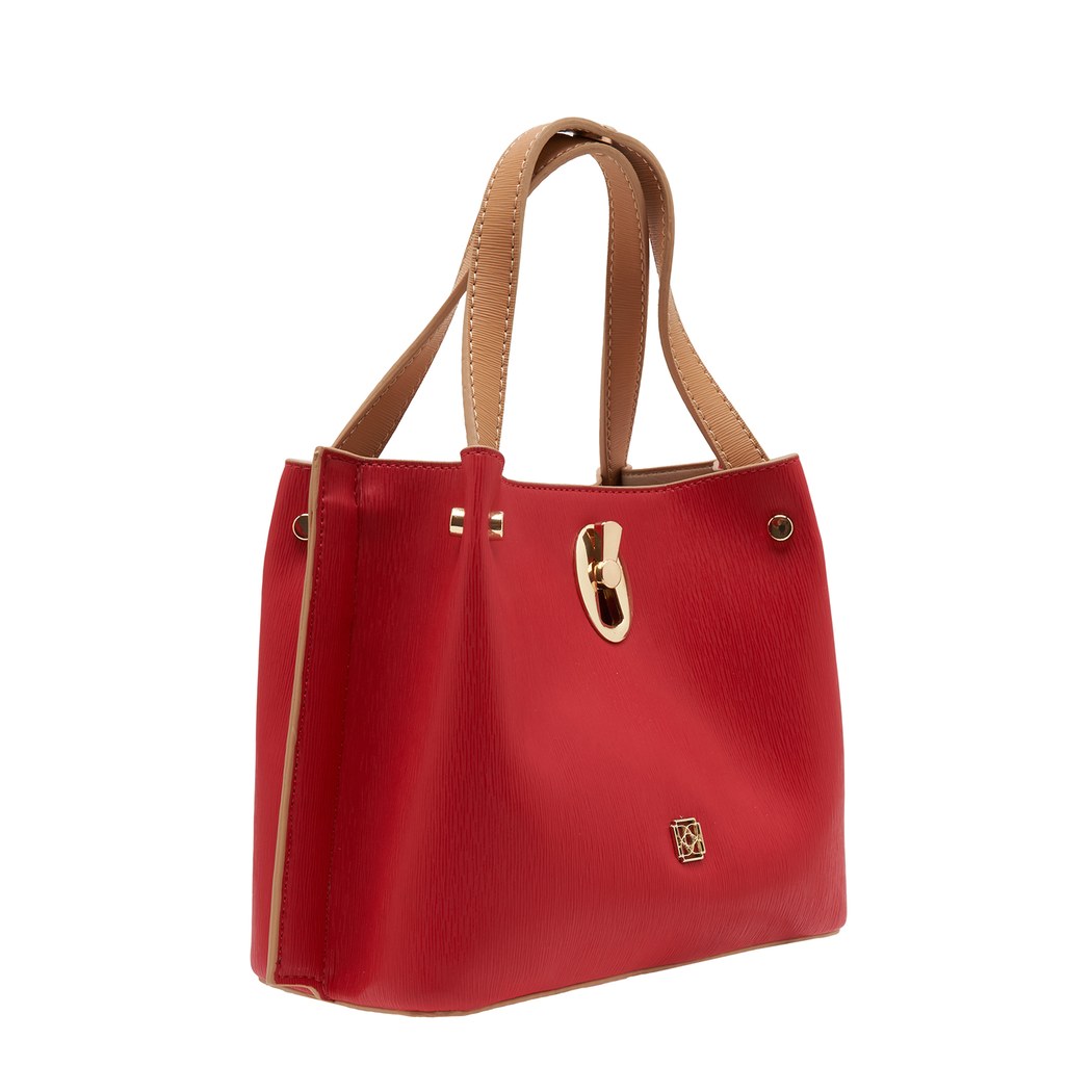 Aster Kırmızı Kadın Zincir Detaylı El Çantası