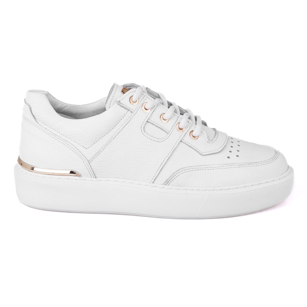 Astrid Beyaz Erkek Deri Spor Ayakkabı