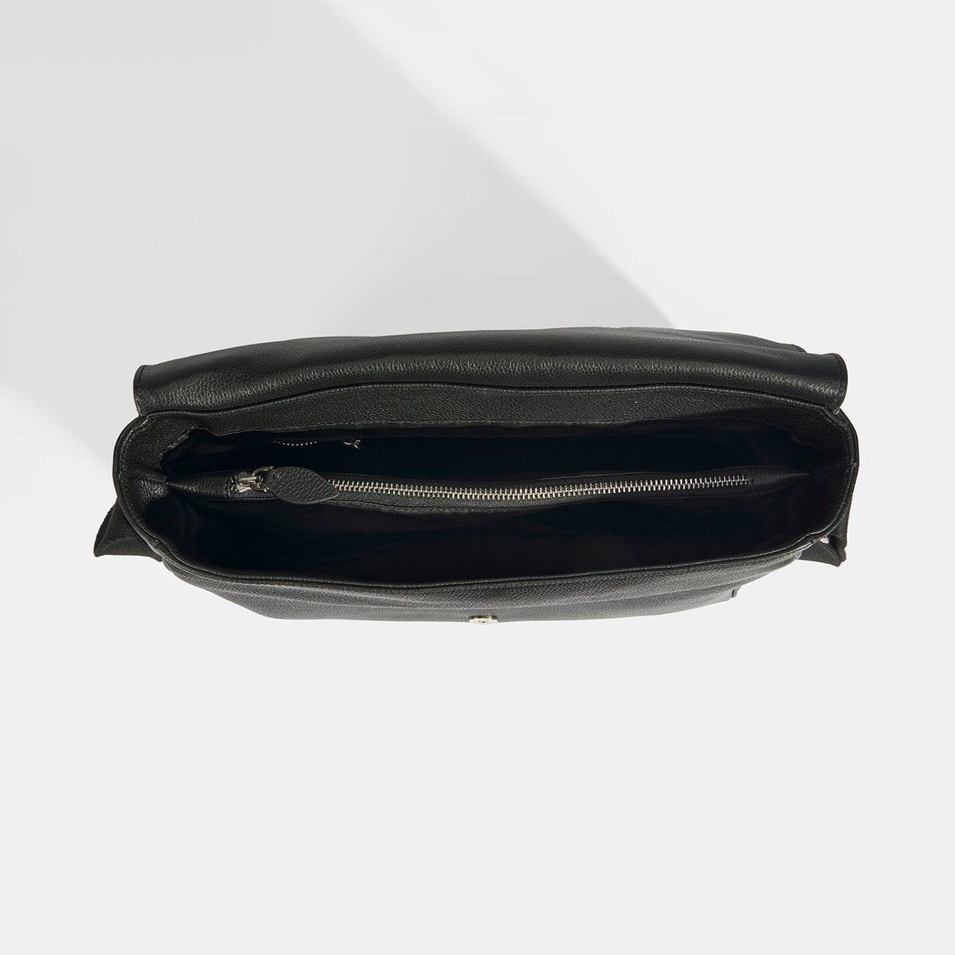 Avenar Siyah Erkek Postacı Çantası