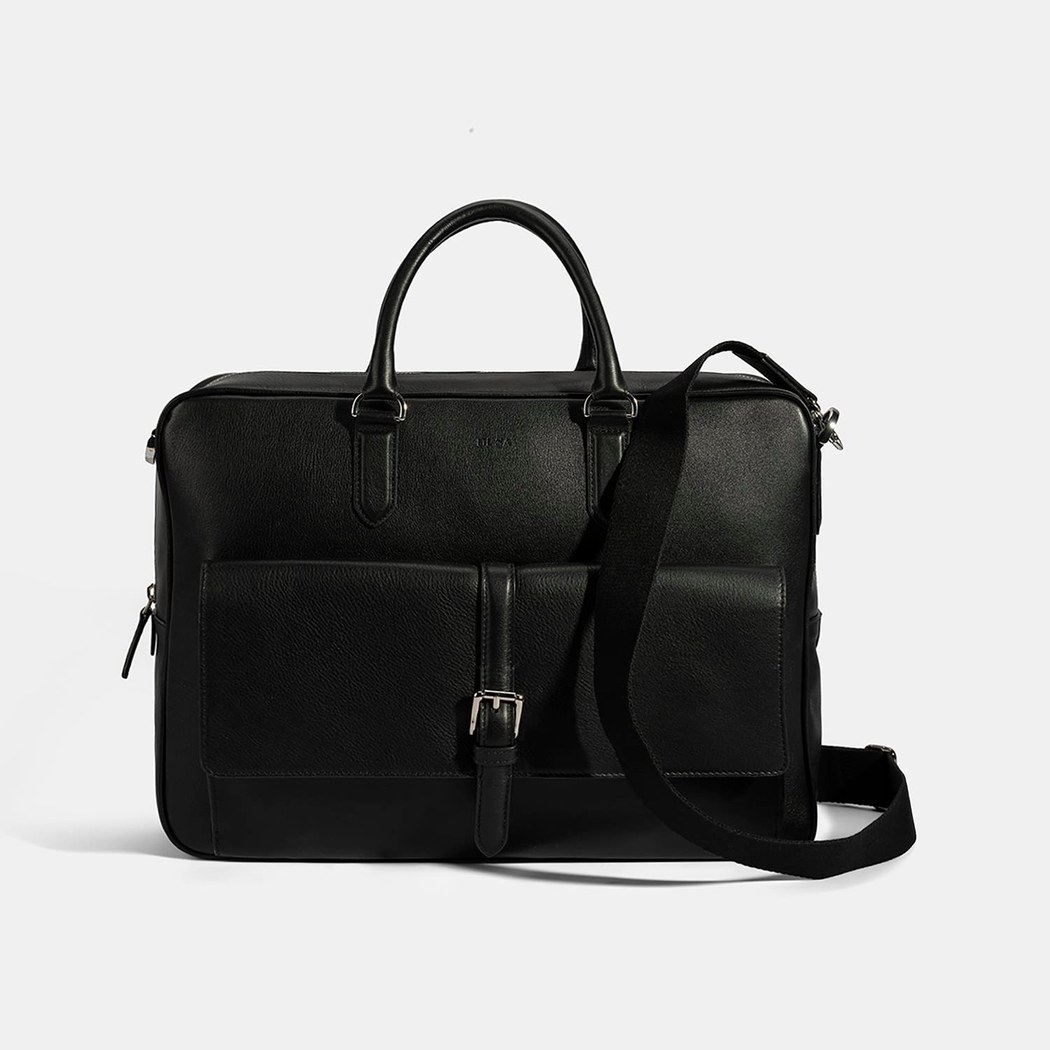 AW24 DE-11123 ERKEK EVRAK ÇANT, SIYAH, -