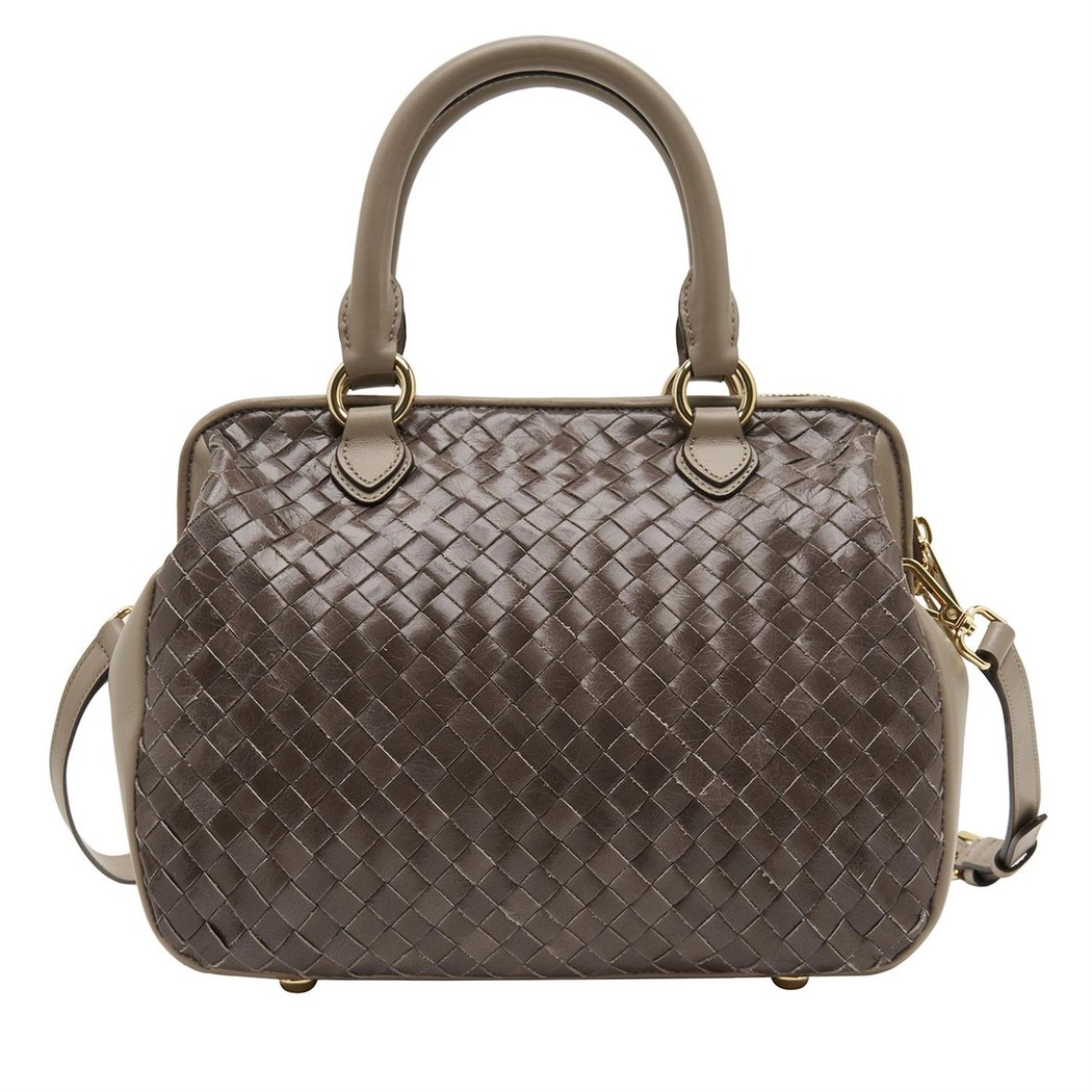 Azalea Vizon Kadın Örgü Deri El Çantası