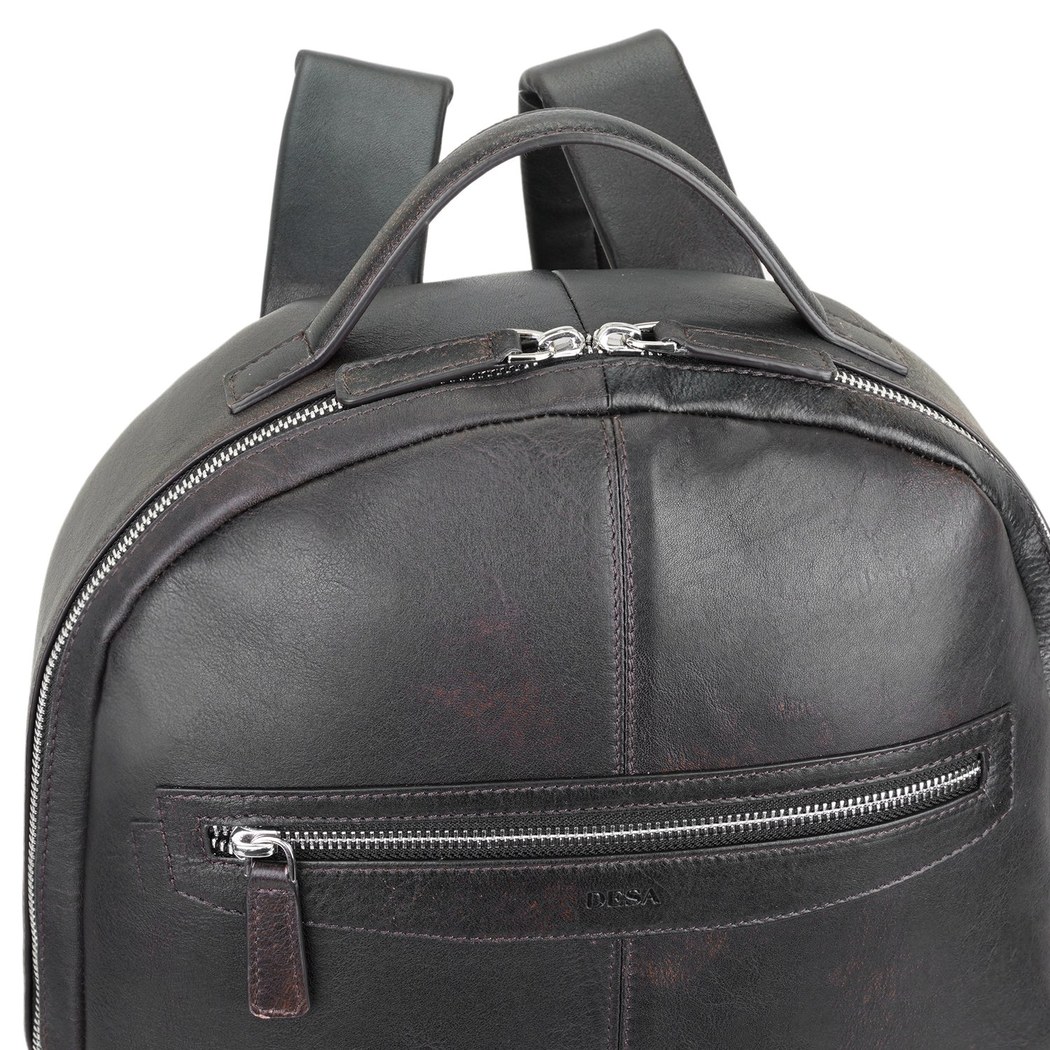 Barnaby Kahve Deri Sırt Çantası