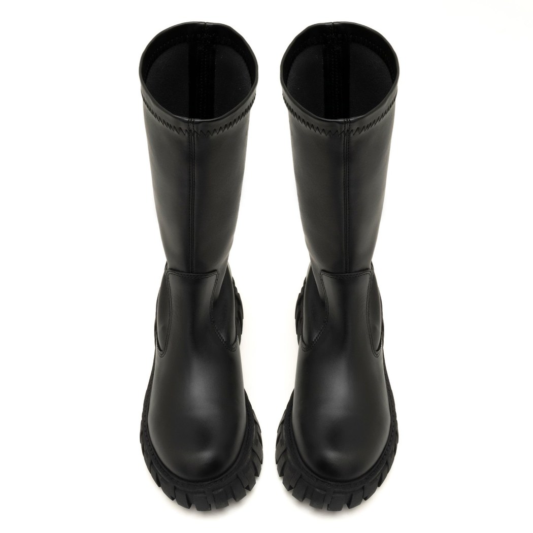 Bartoli Siyah Kadın Deri Bot