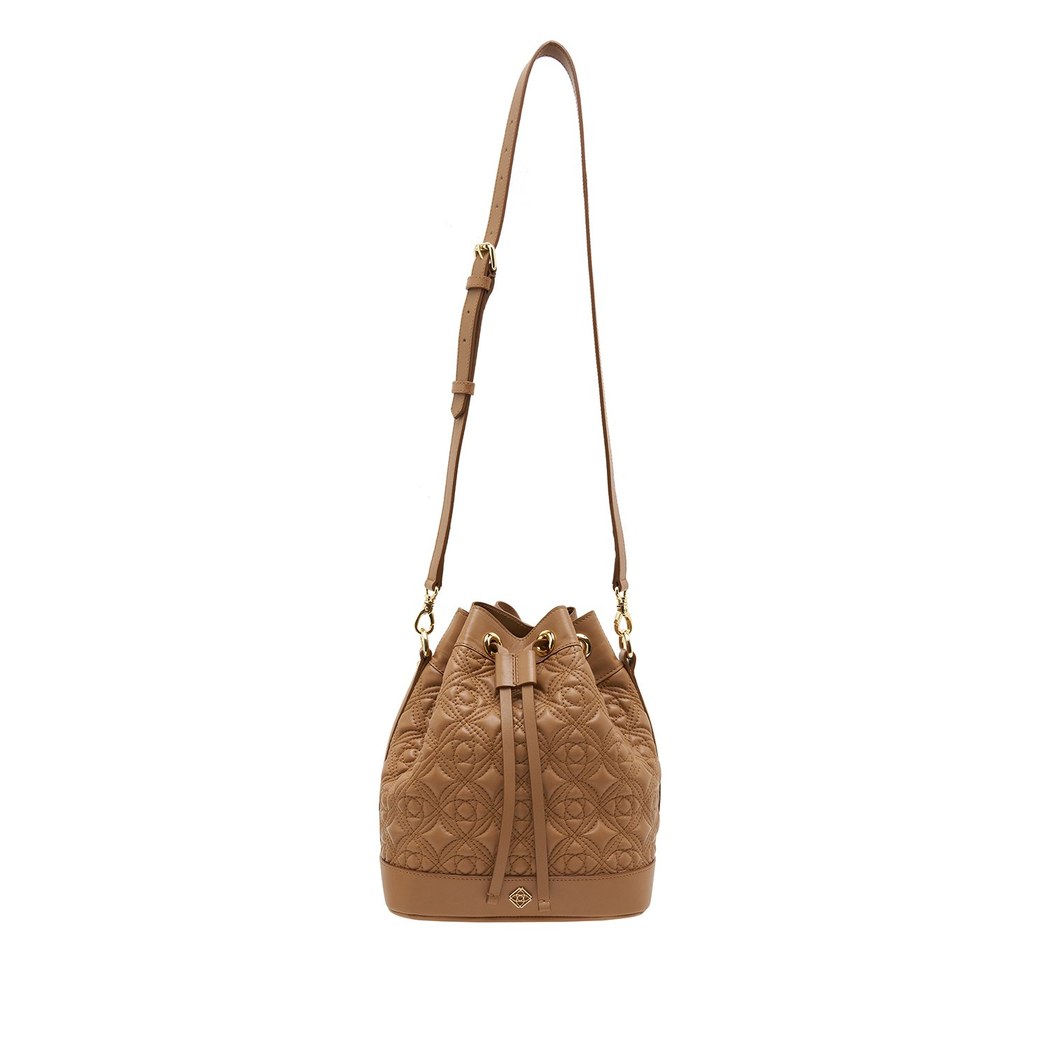 Bedarf Kadın Monogram Deri Omuz Askılı Çanta