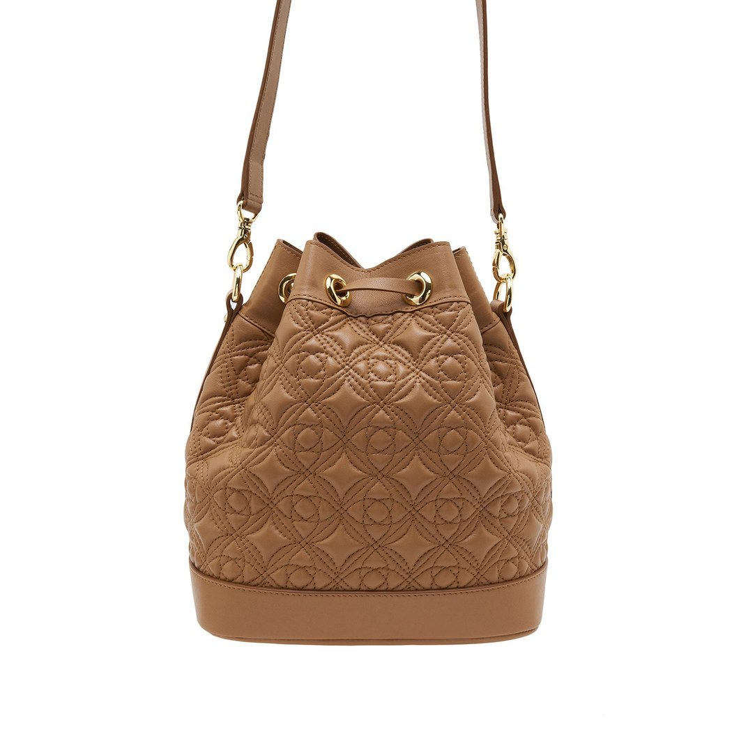 Bedarf Kadın Monogram Deri Omuz Askılı Çanta