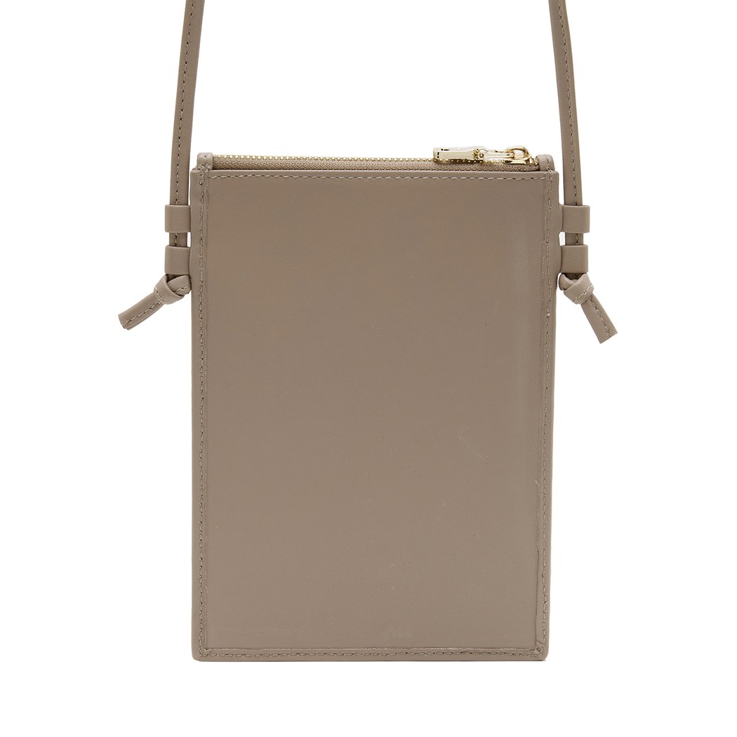 Begonia Kadın Örgü Deri Telefon Çantası