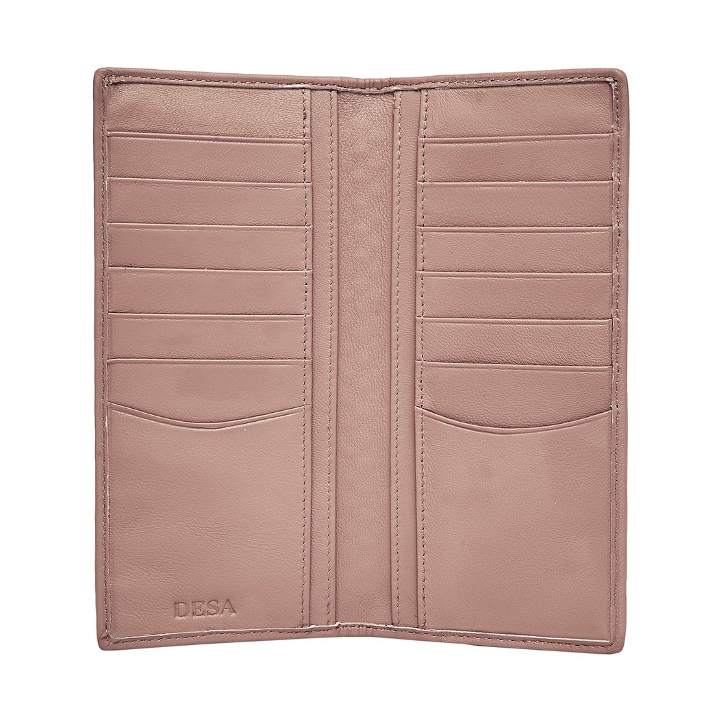 Bej Benigna Kadın Örgü Deri Kartlık