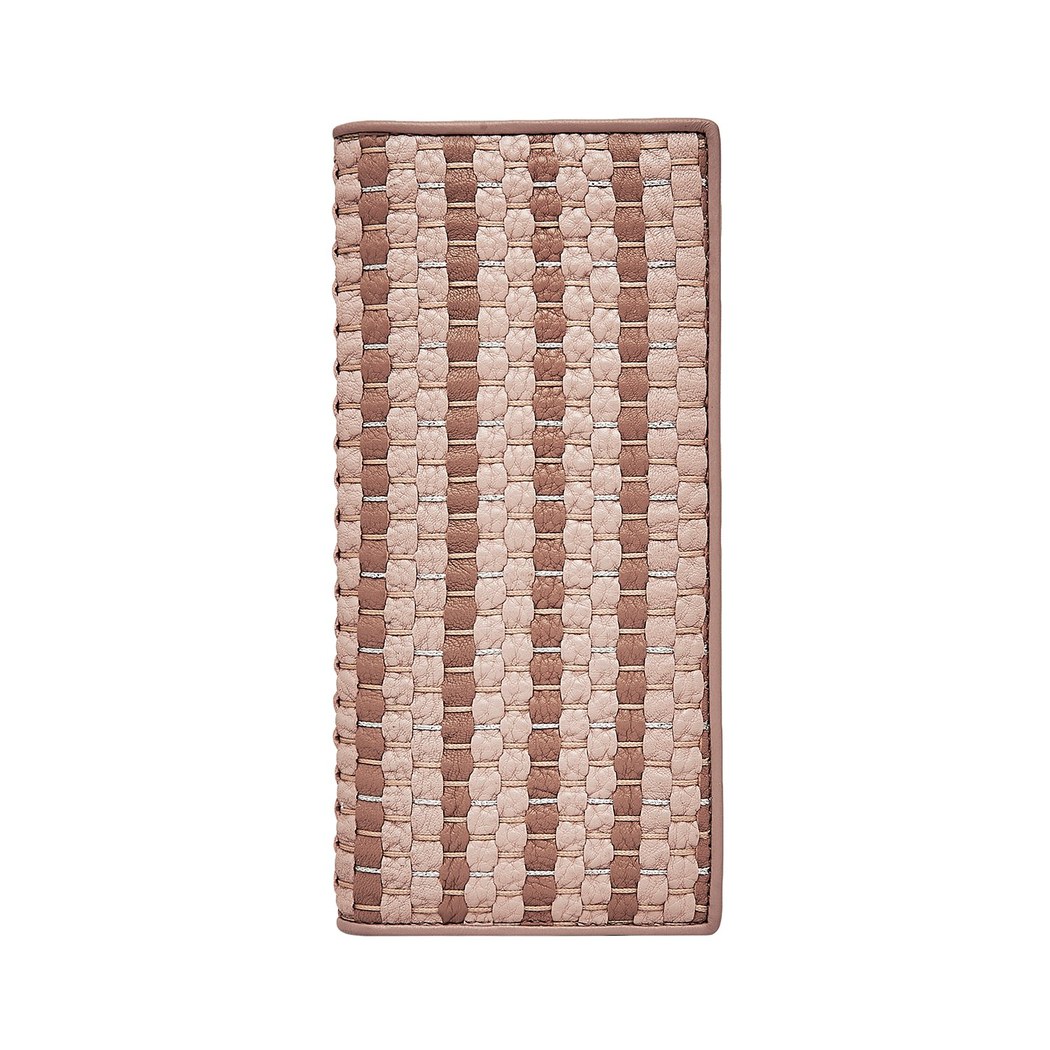 Bej Benigna Kadın Örgü Deri Kartlık