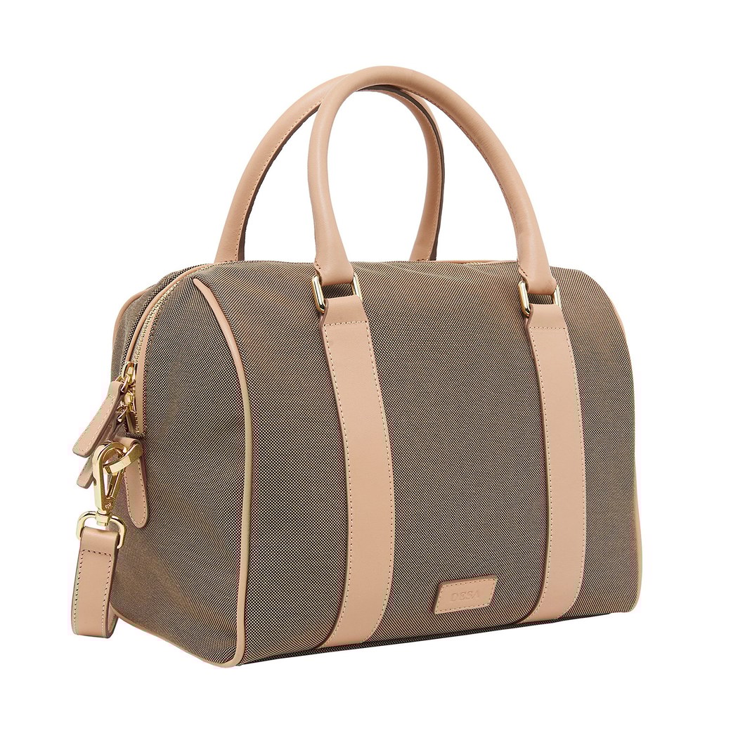 Bej Clarice Kadın Deri El Çantası