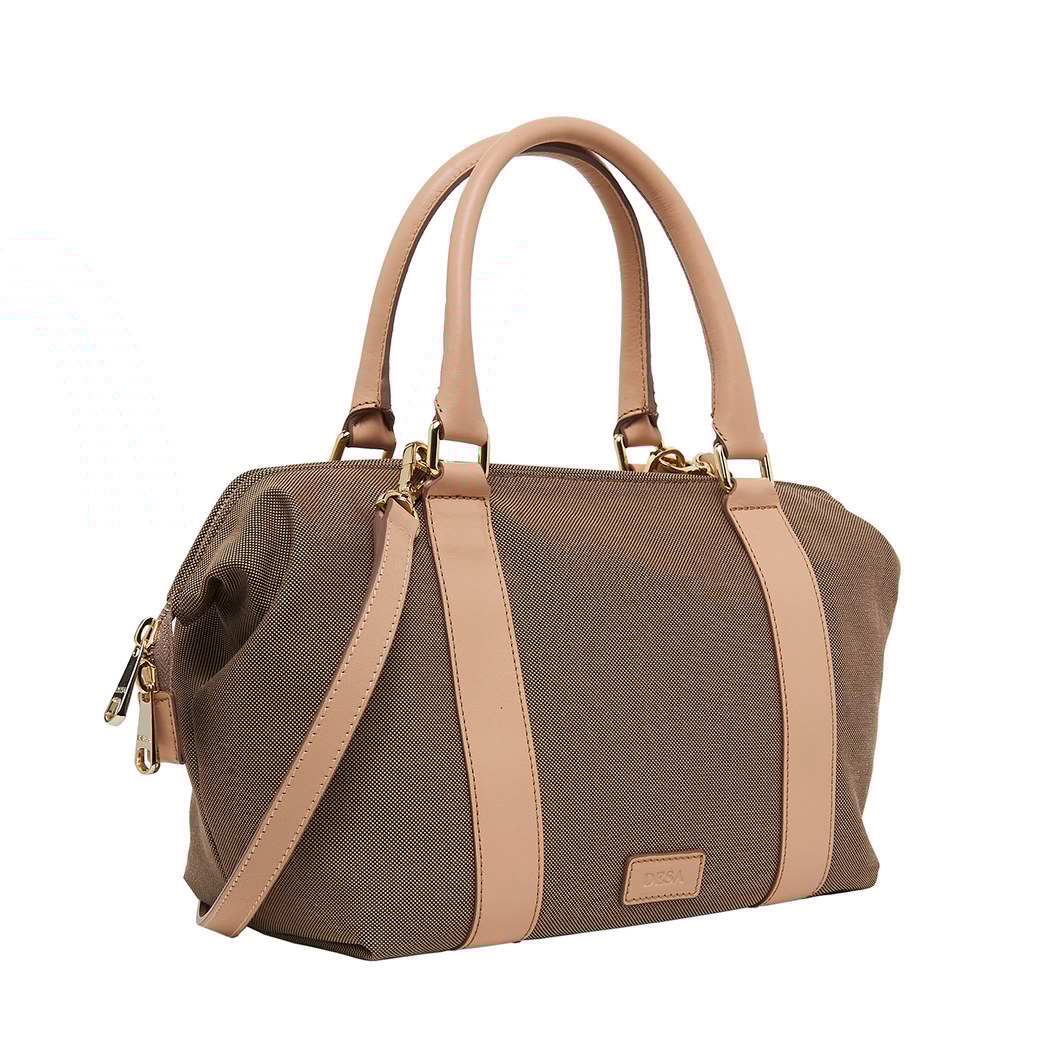 Bej Damia Kadın Deri El Çantası