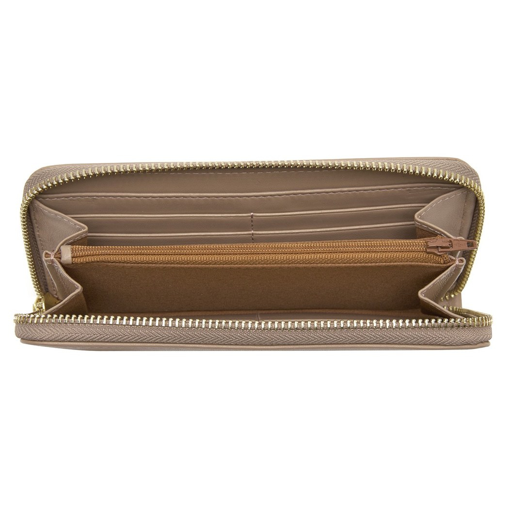 Bej Kadın Deri Cüzdan