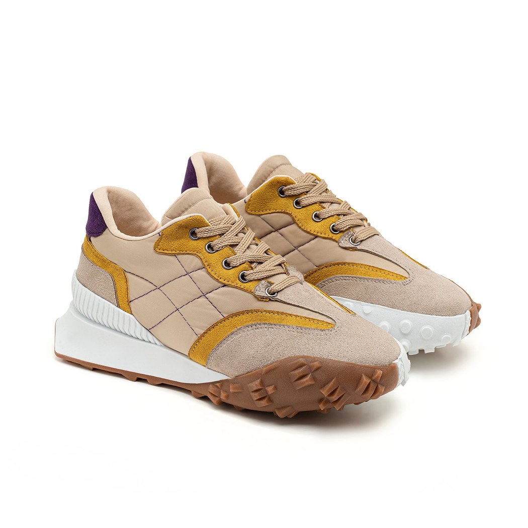 Bej Kadın Spor Ayakkabı