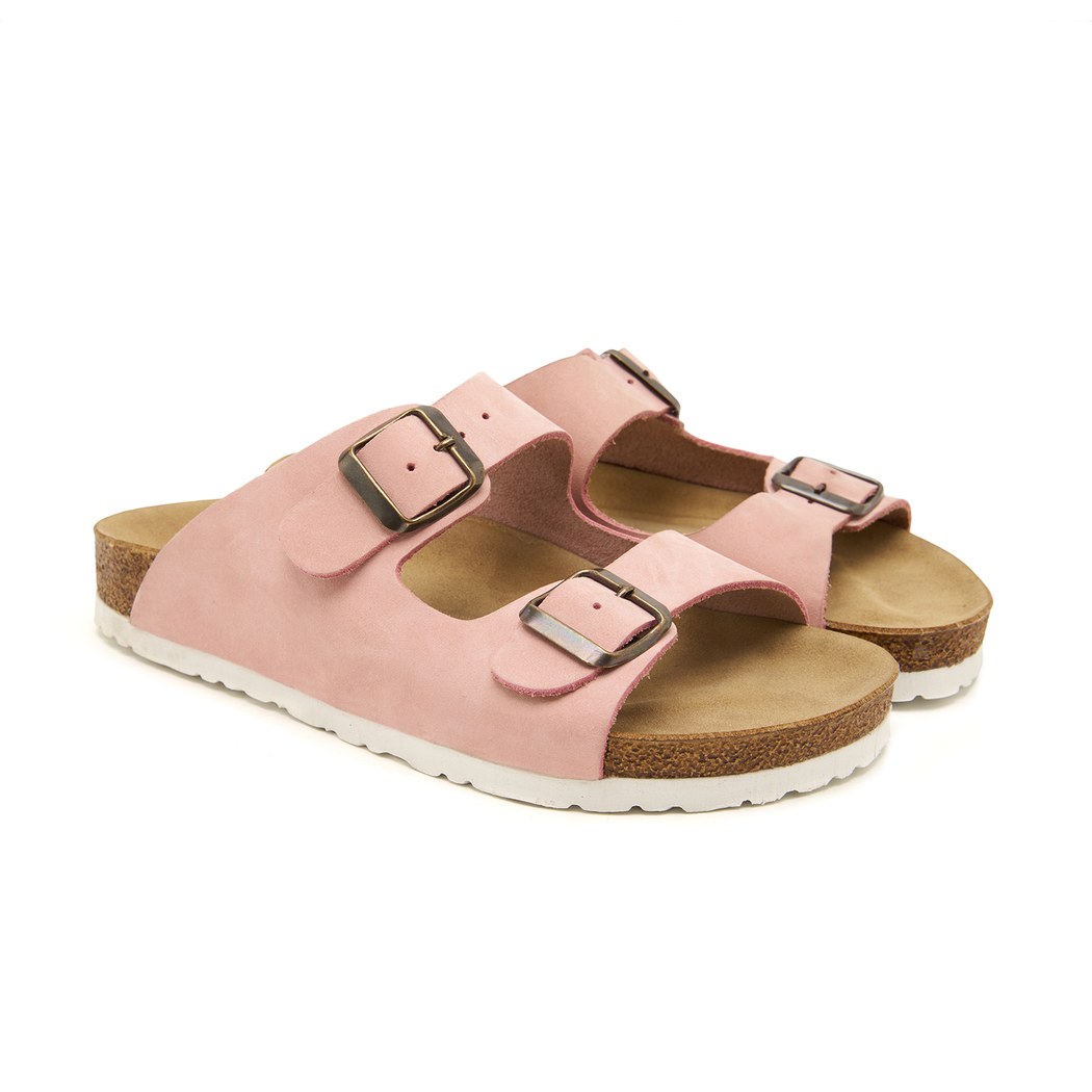 Bej Majori Kadın Deri Terlik