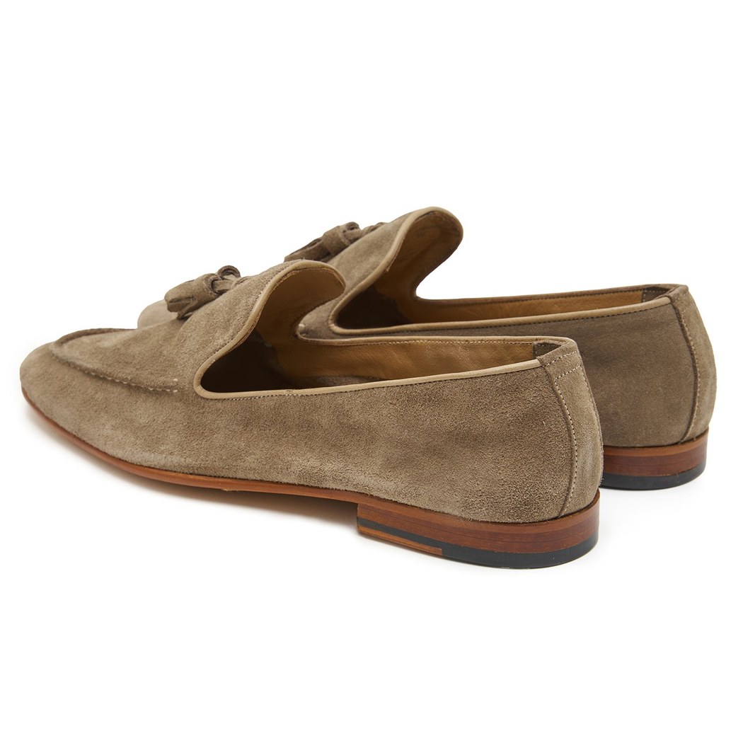 Bej Philip Erkek Süet Loafer