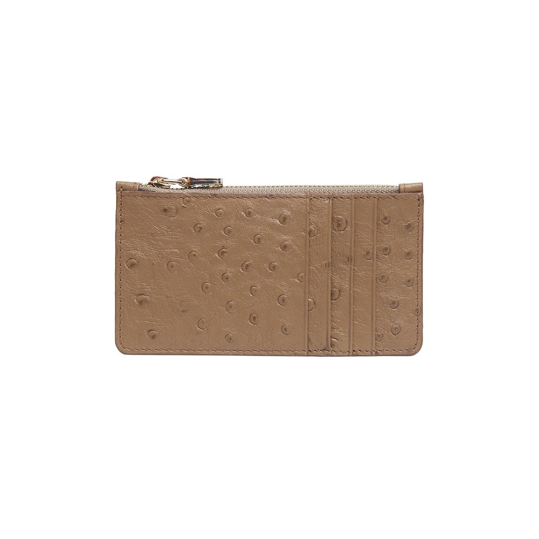 Bej Welkin Kadın Deri Kartlık