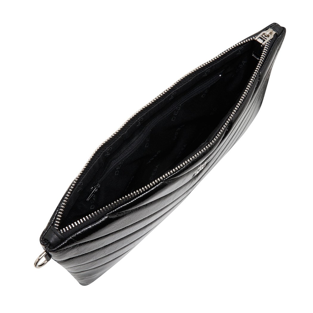 Belize Siyah Kadın Kapitone Portföy Çanta