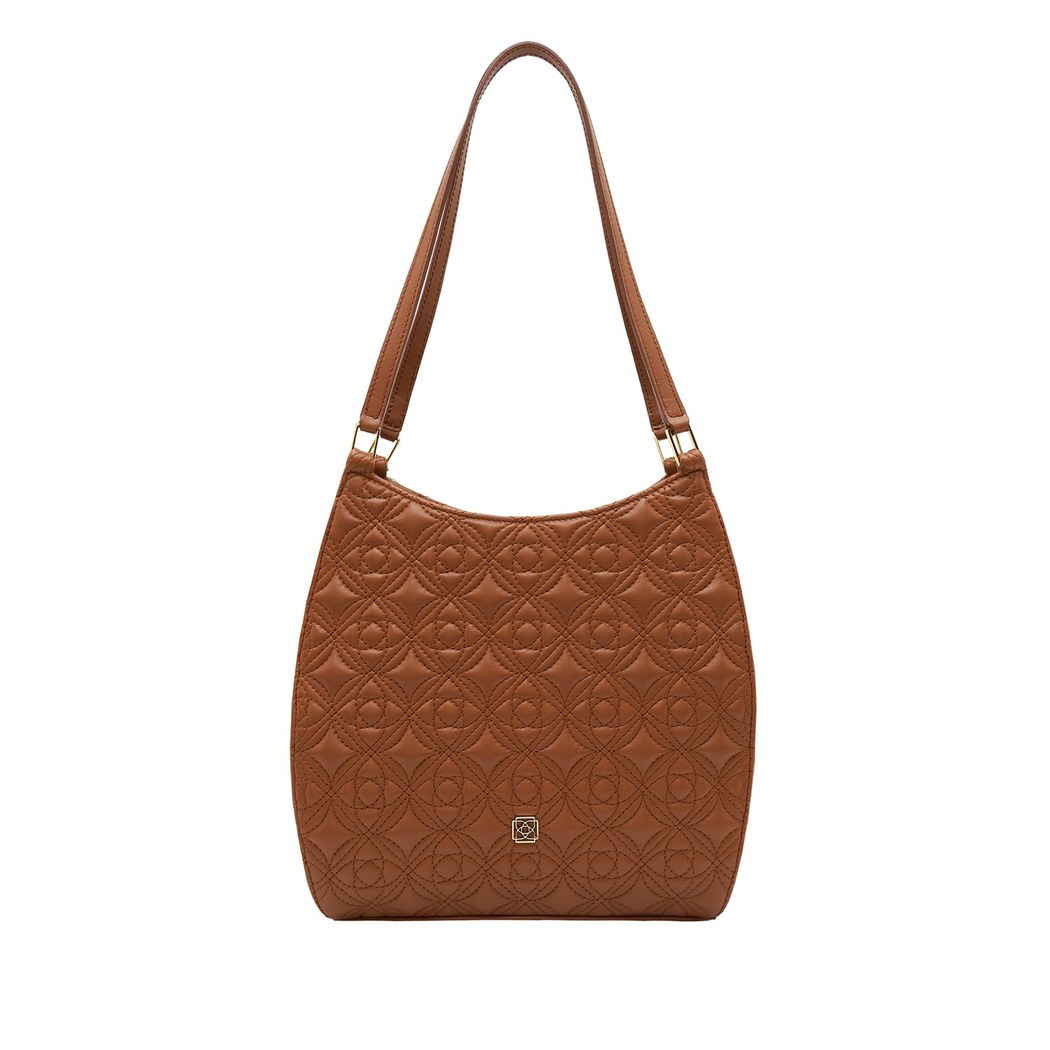 Bellen Kadın Monogram Deri Omuz Askılı Çanta