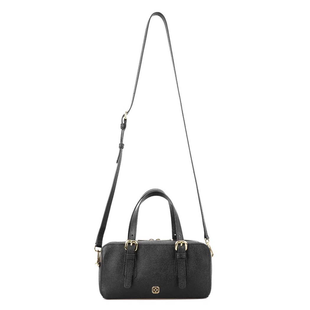 Bent Siyah Kadın Deri El Çantası