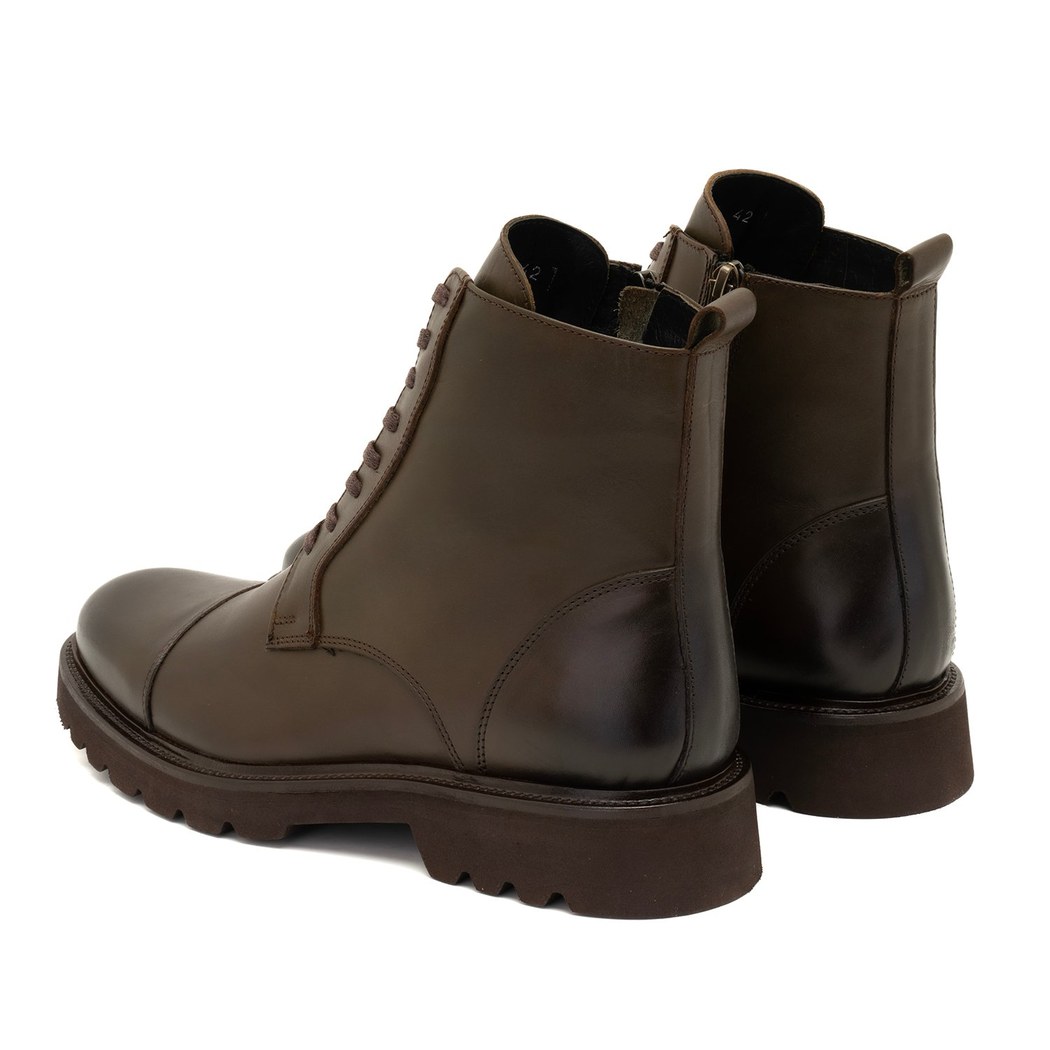 Bertina Haki Erkek Deri Bot