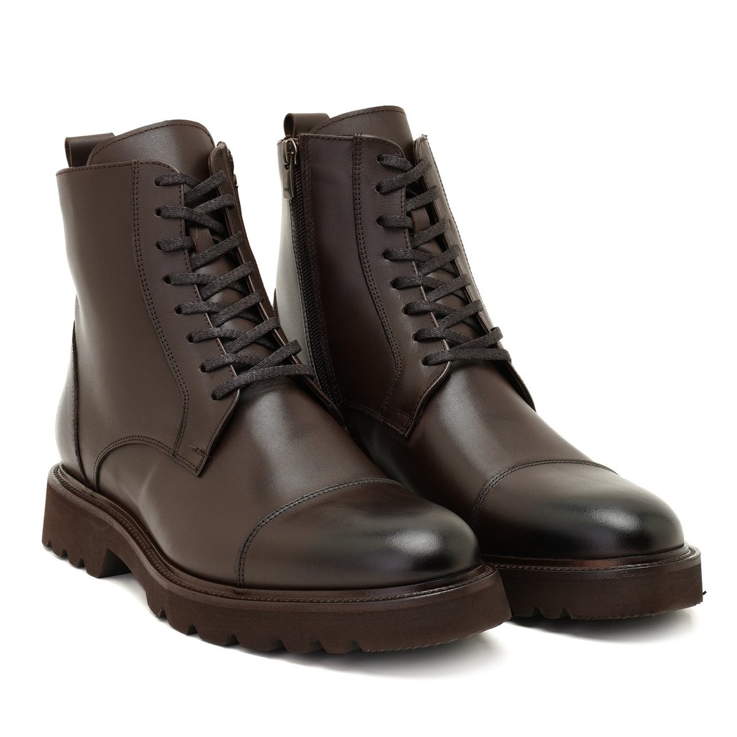 Bertina Kahve Erkek Deri Bot