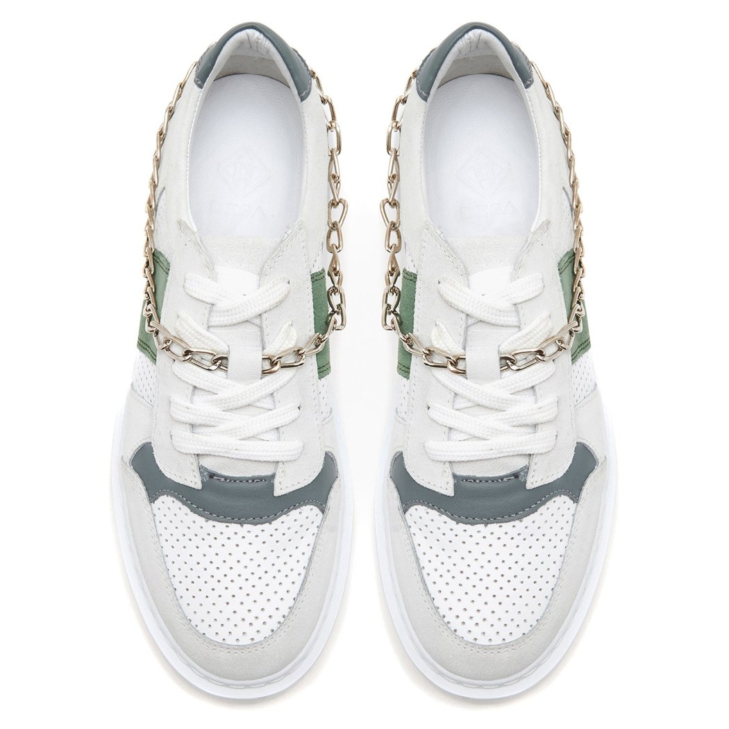 Betty Beyaz Kadın Deri Spor Ayakkabı