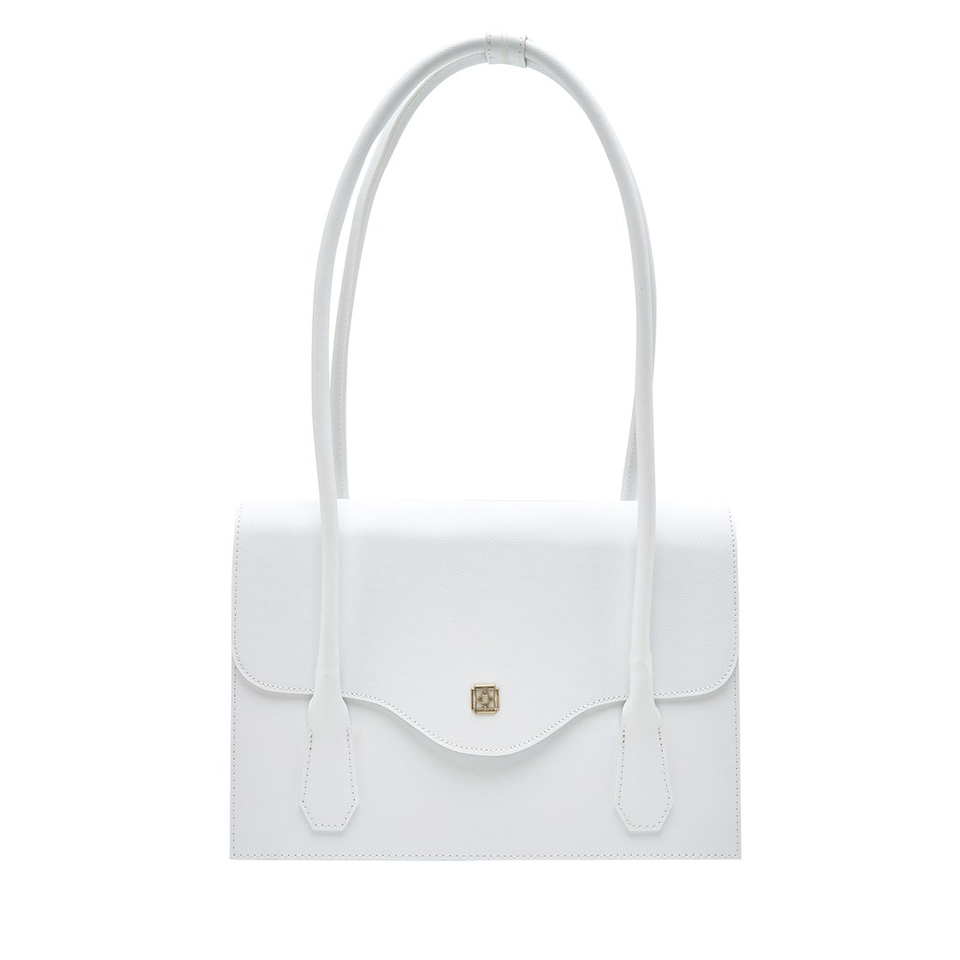 Beyaz Ames Kadın Omuz Askılı Çanta