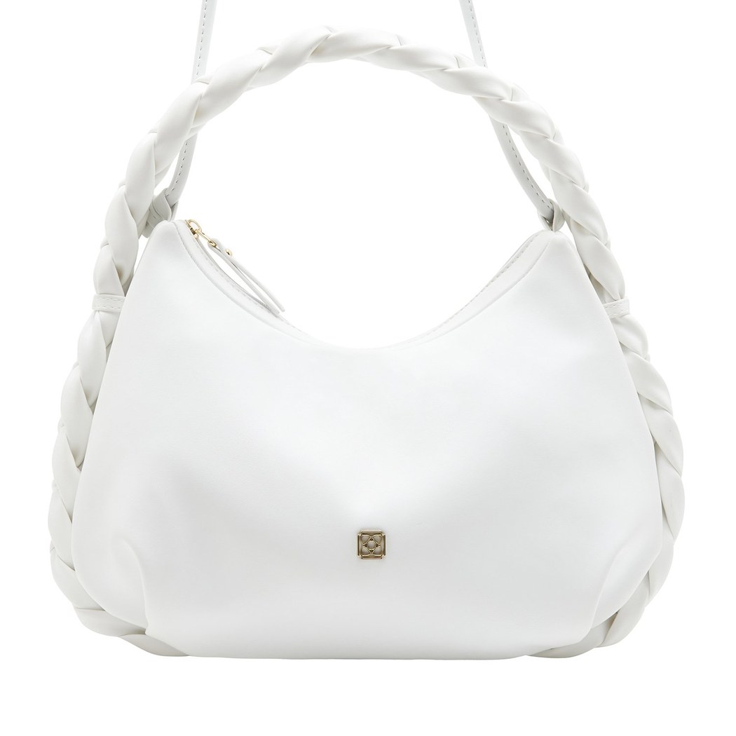 Beyaz Ancelin Kadın Omuz Askılı Çanta