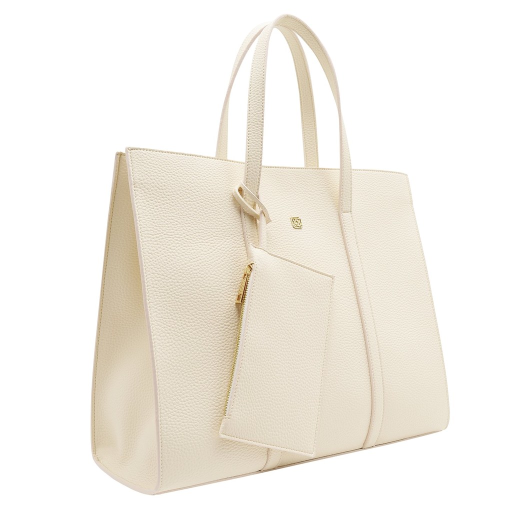 Beyaz Ange Kadın Omuz Askılı Çanta