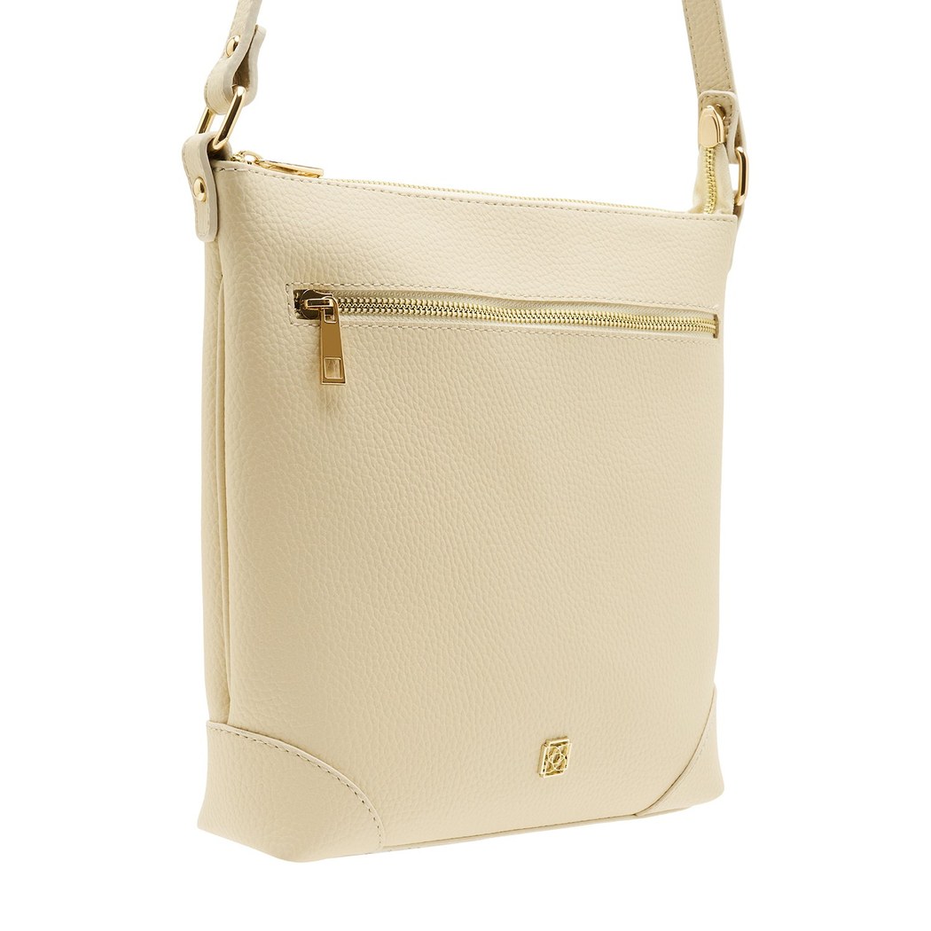 Beyaz Blase Kadın Postacı Çantası