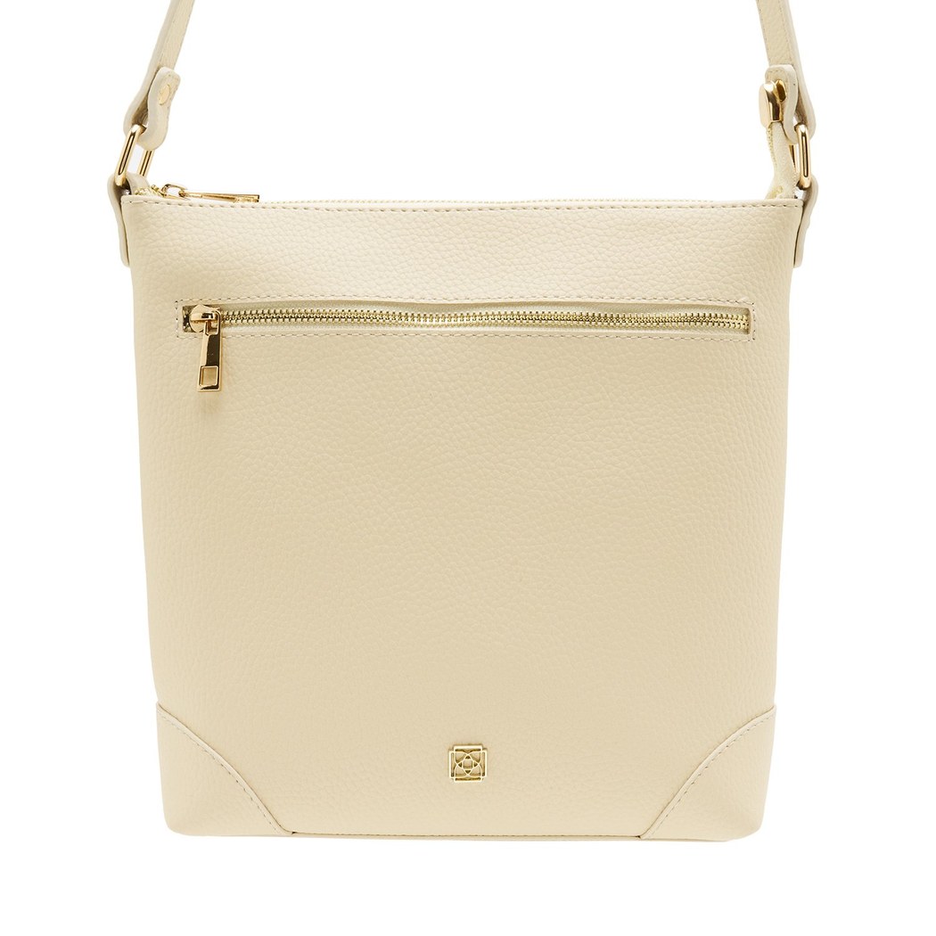 Beyaz Blase Kadın Postacı Çantası