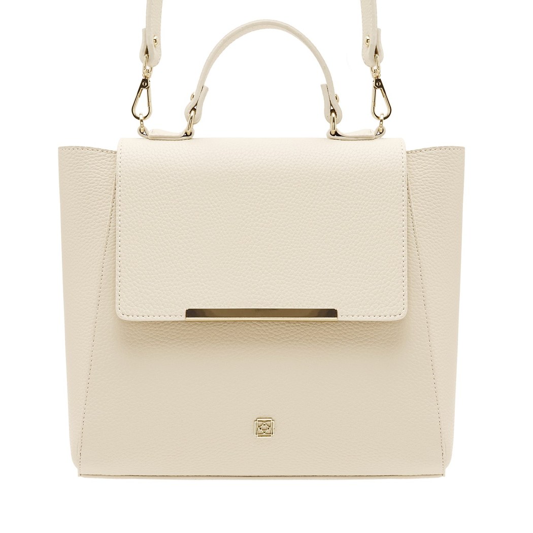 Beyaz Freman Kadın El Çantası