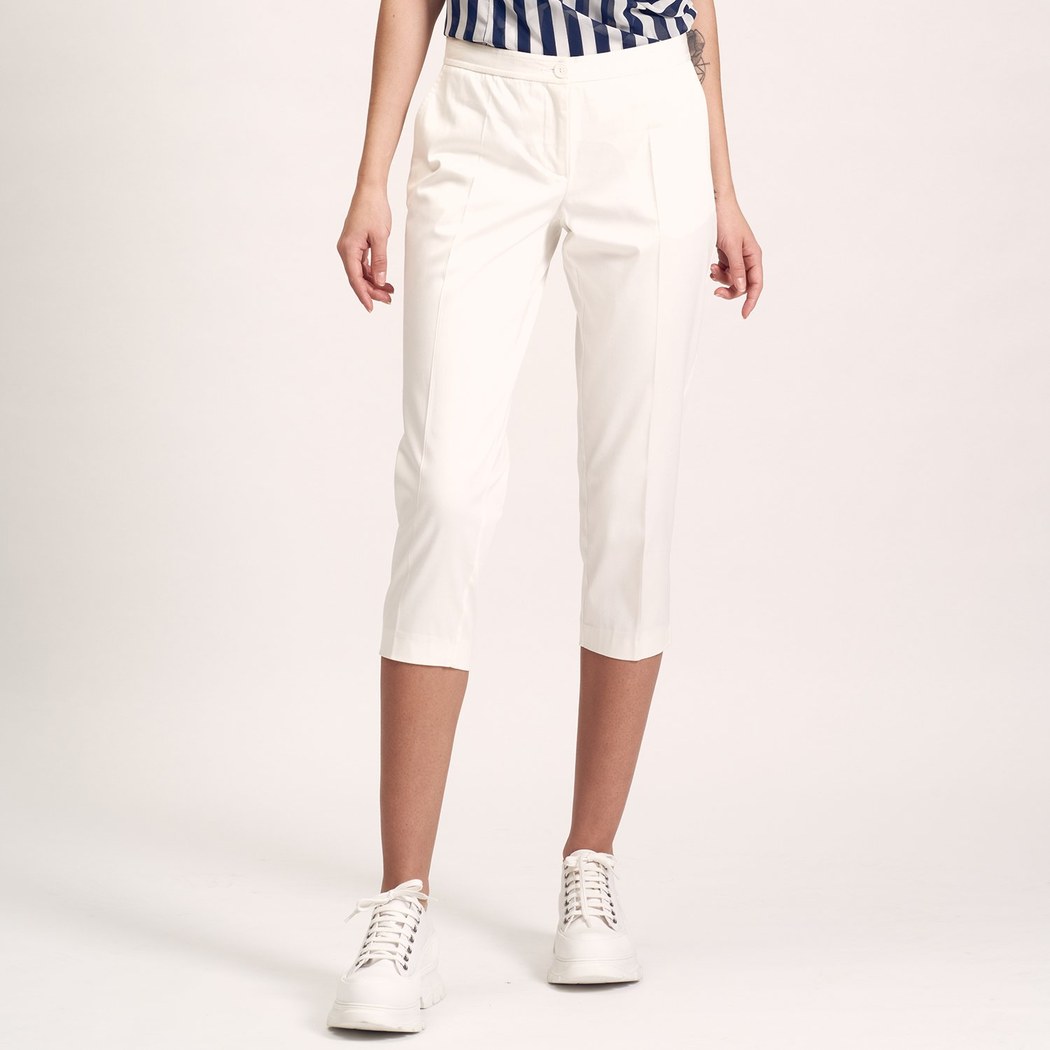 Beyaz Kadın Capri