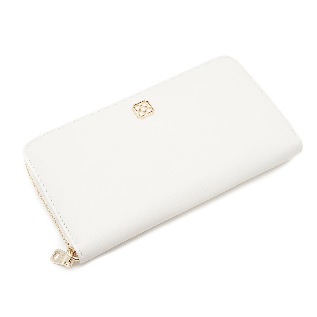Beyaz Kadın Deri Cüzdan