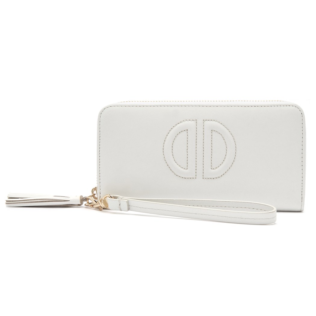 Beyaz Kadın Deri Cüzdan