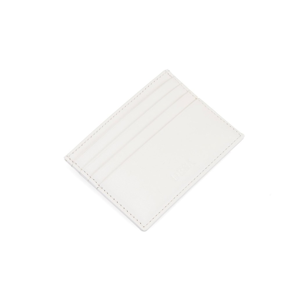 Beyaz Kadın Deri Kartlık
