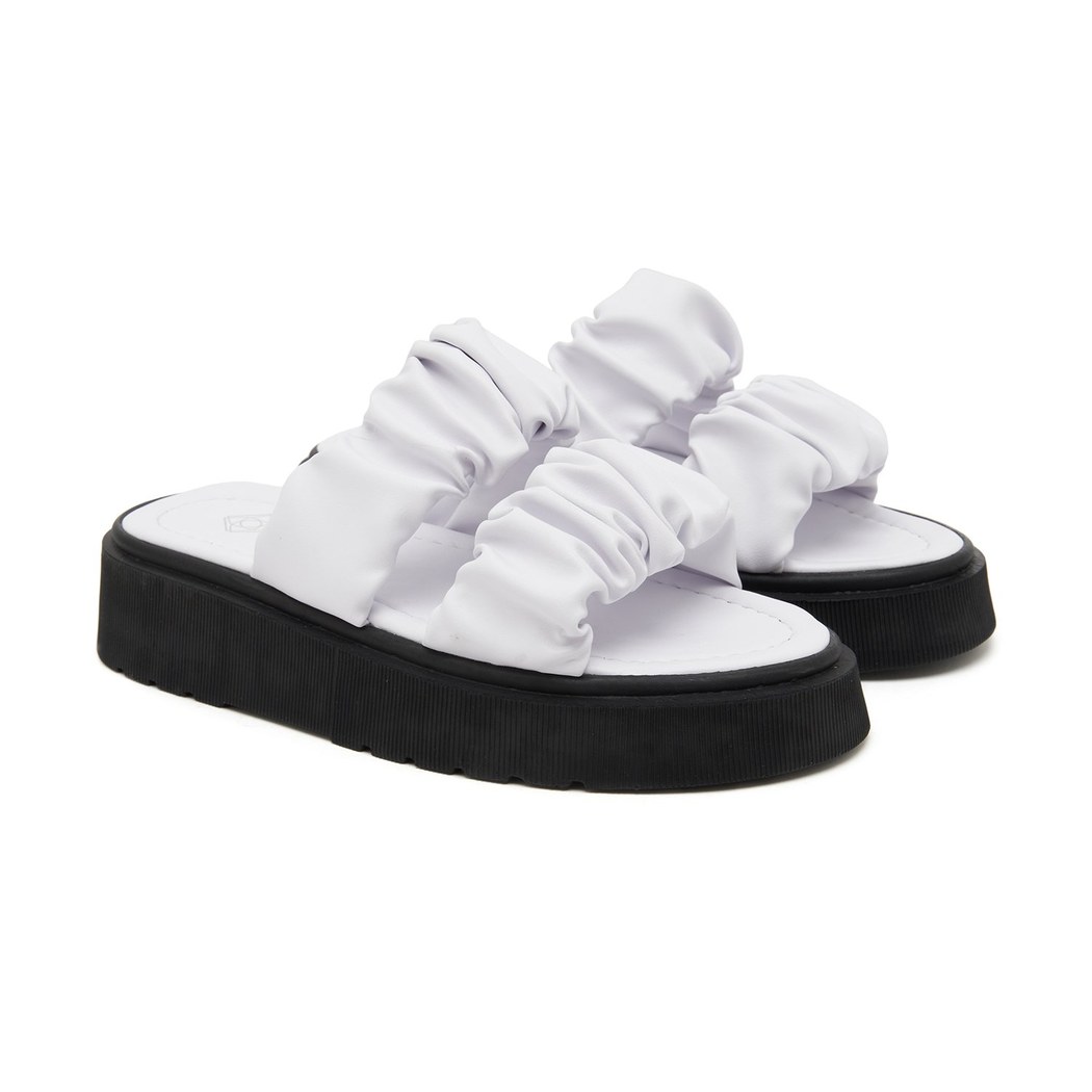 Beyaz Marguerite Kadın Terlik