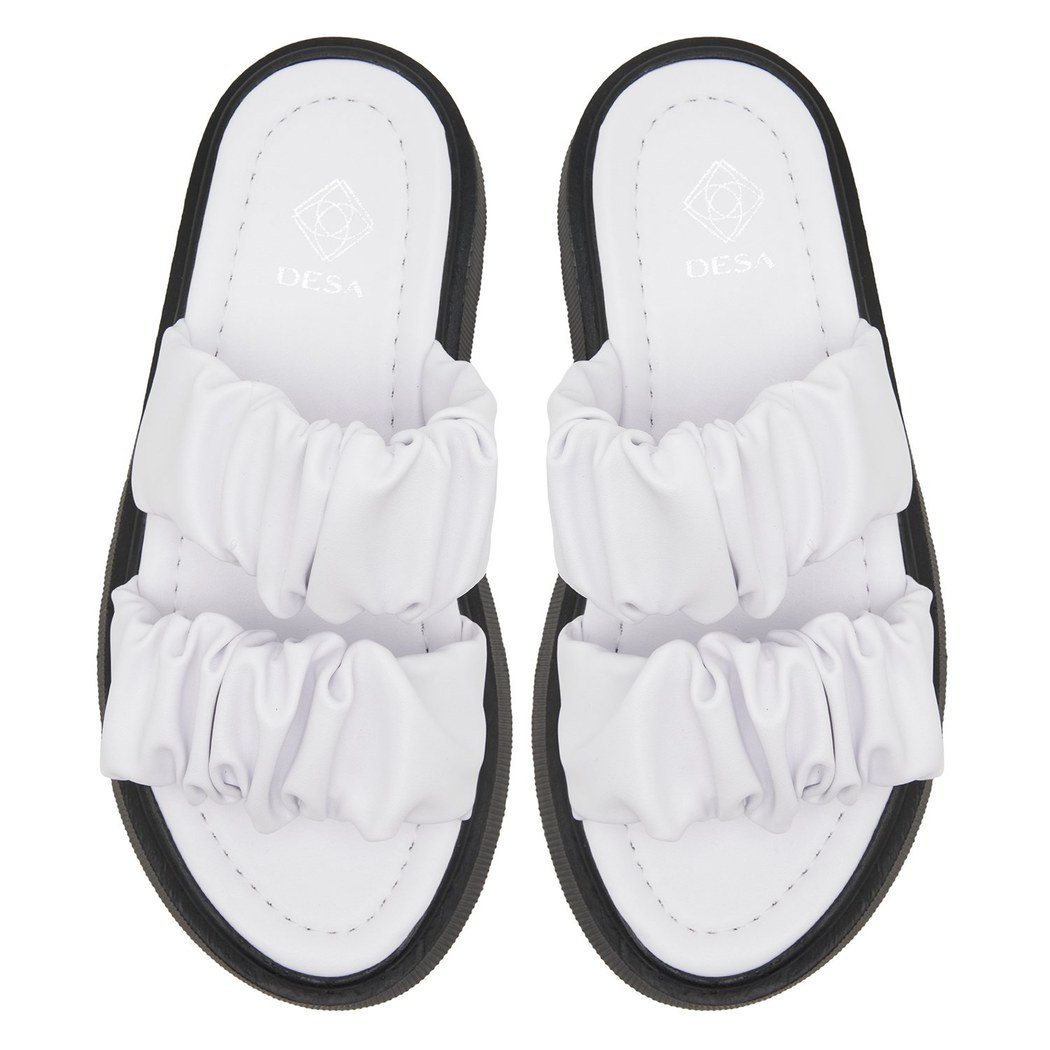 Beyaz Marguerite Kadın Terlik