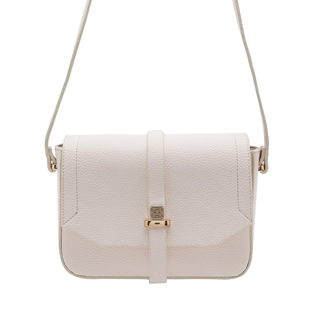 Beyaz Plante Kadın Postacı Çanta