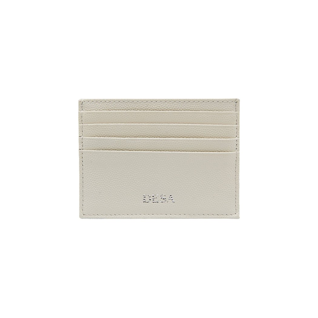 Beyaz Vidal Floter Deri Kartlık