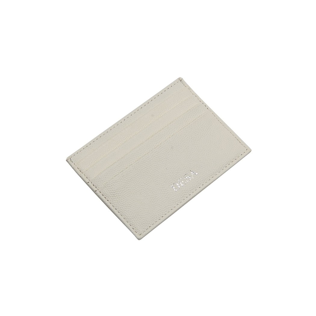 Beyaz Vidal Floter Deri Kartlık