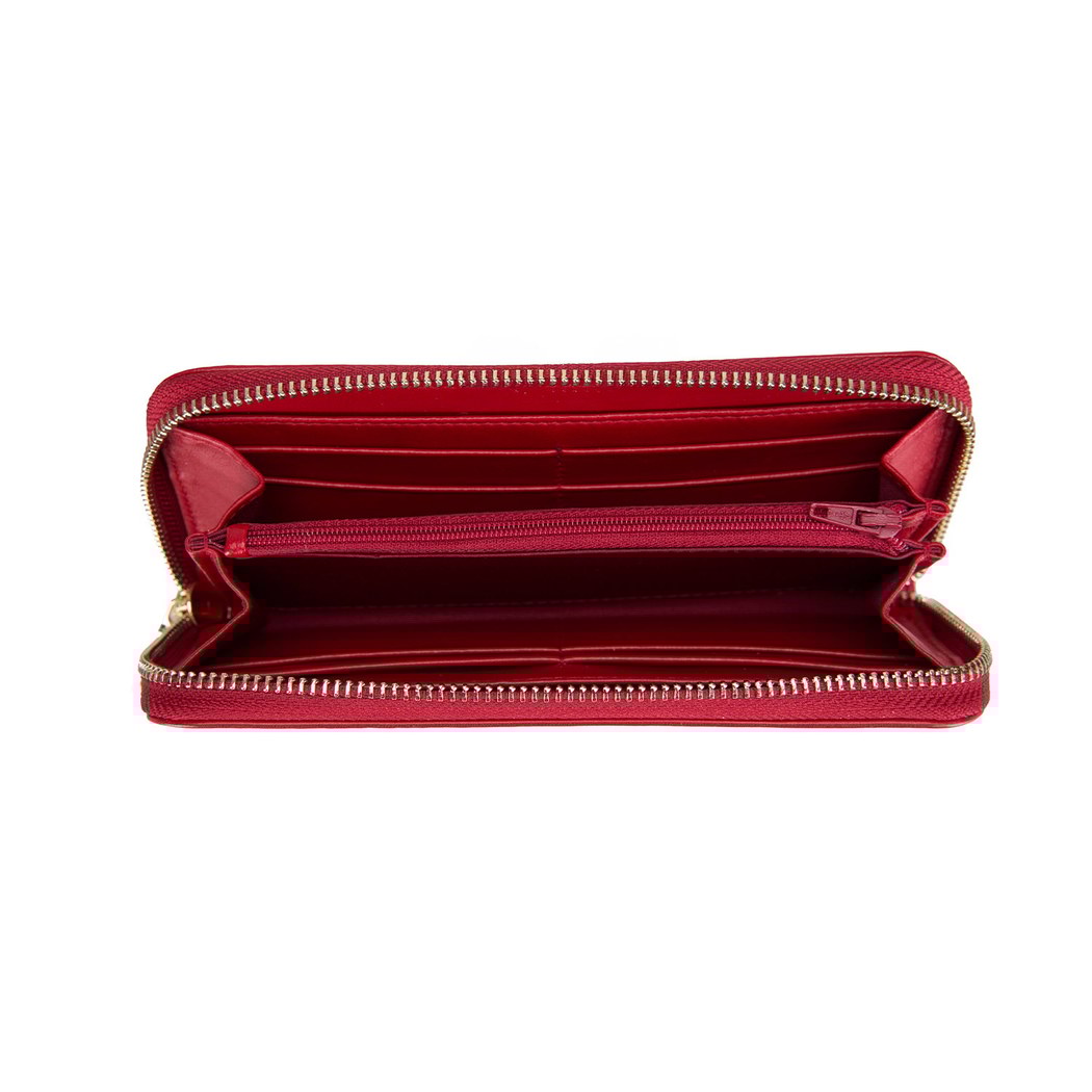 Bibiana Kırmızı Kadın Deri Cüzdan