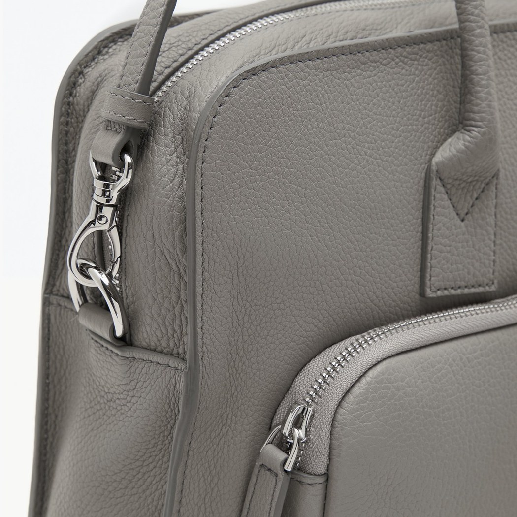 Bing Antrasit Erkek Deri Evrak Çantası