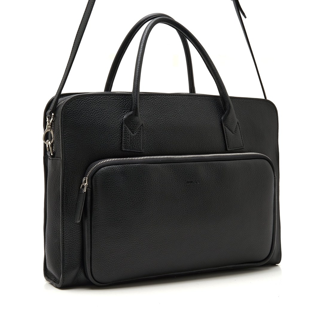 Bing Siyah Erkek Deri Evrak Çantası