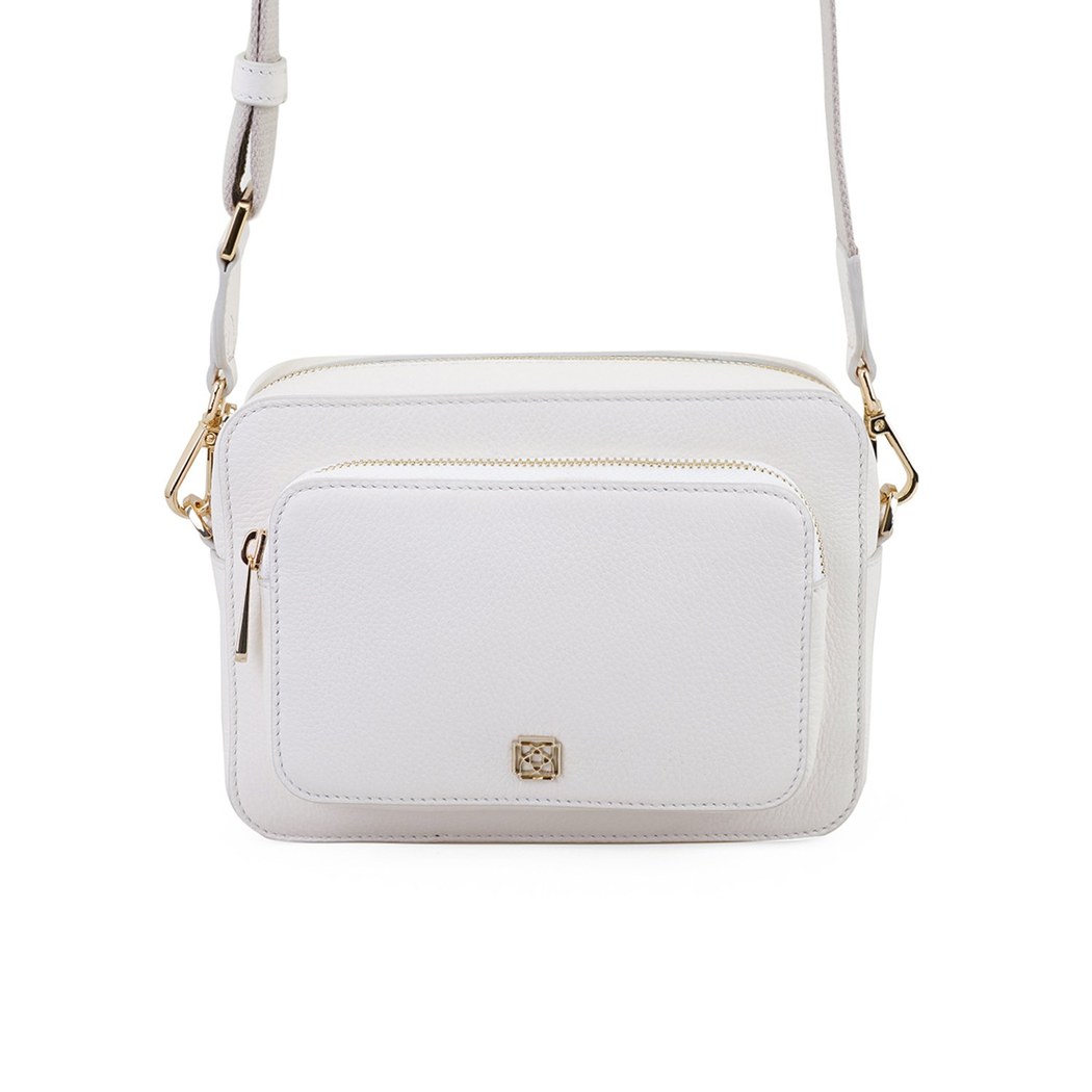 Bingo Beyaz Kadın Deri Omuz Çantası