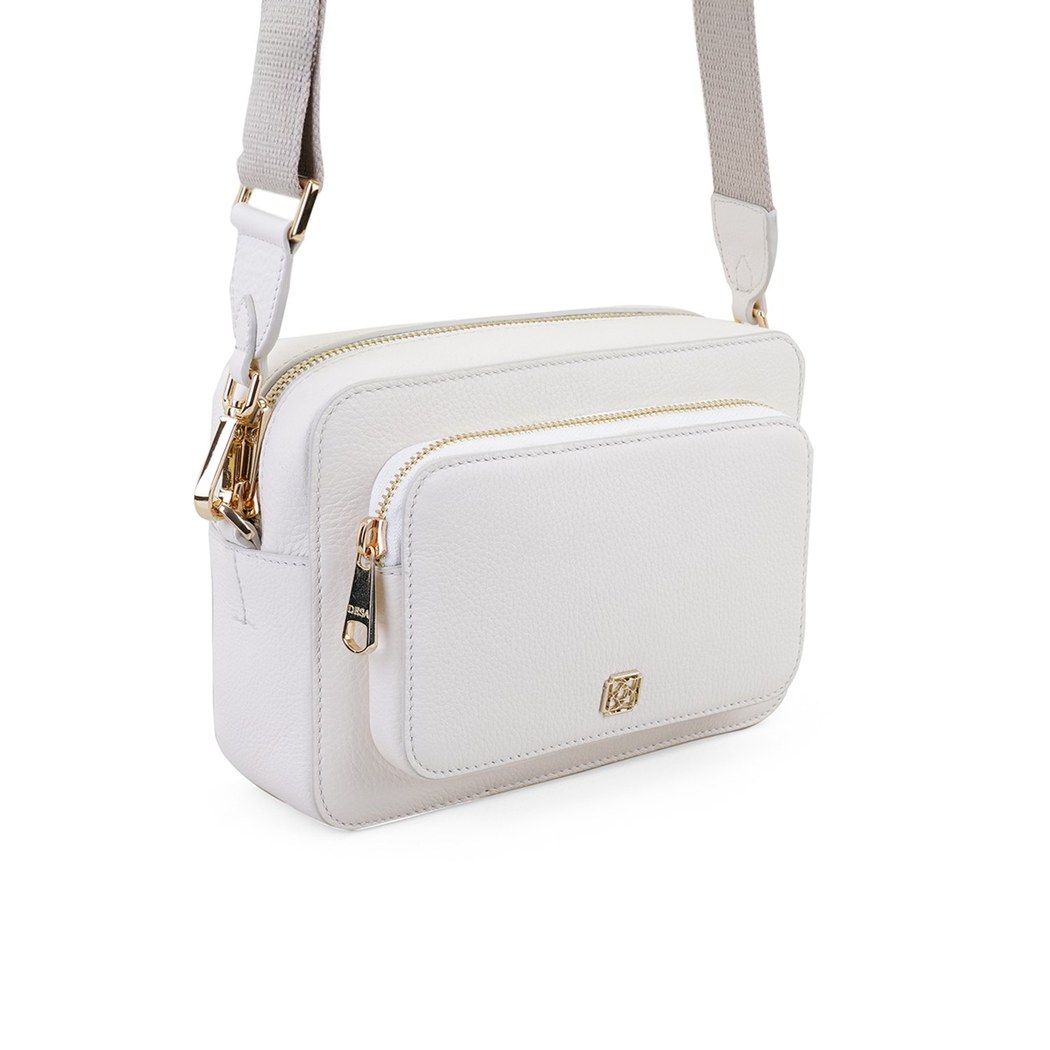 Bingo Beyaz Kadın Deri Omuz Çantası